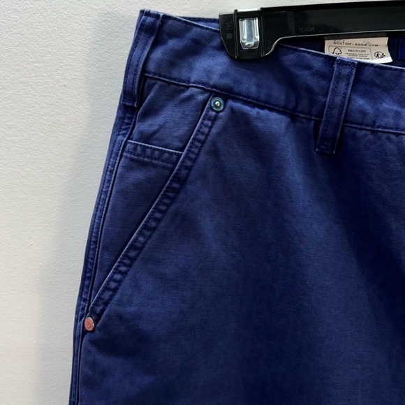Scotch & Soda The Verve Utility work pants Men Size 31x32 Blue color, NWT - Picture 3 of 16